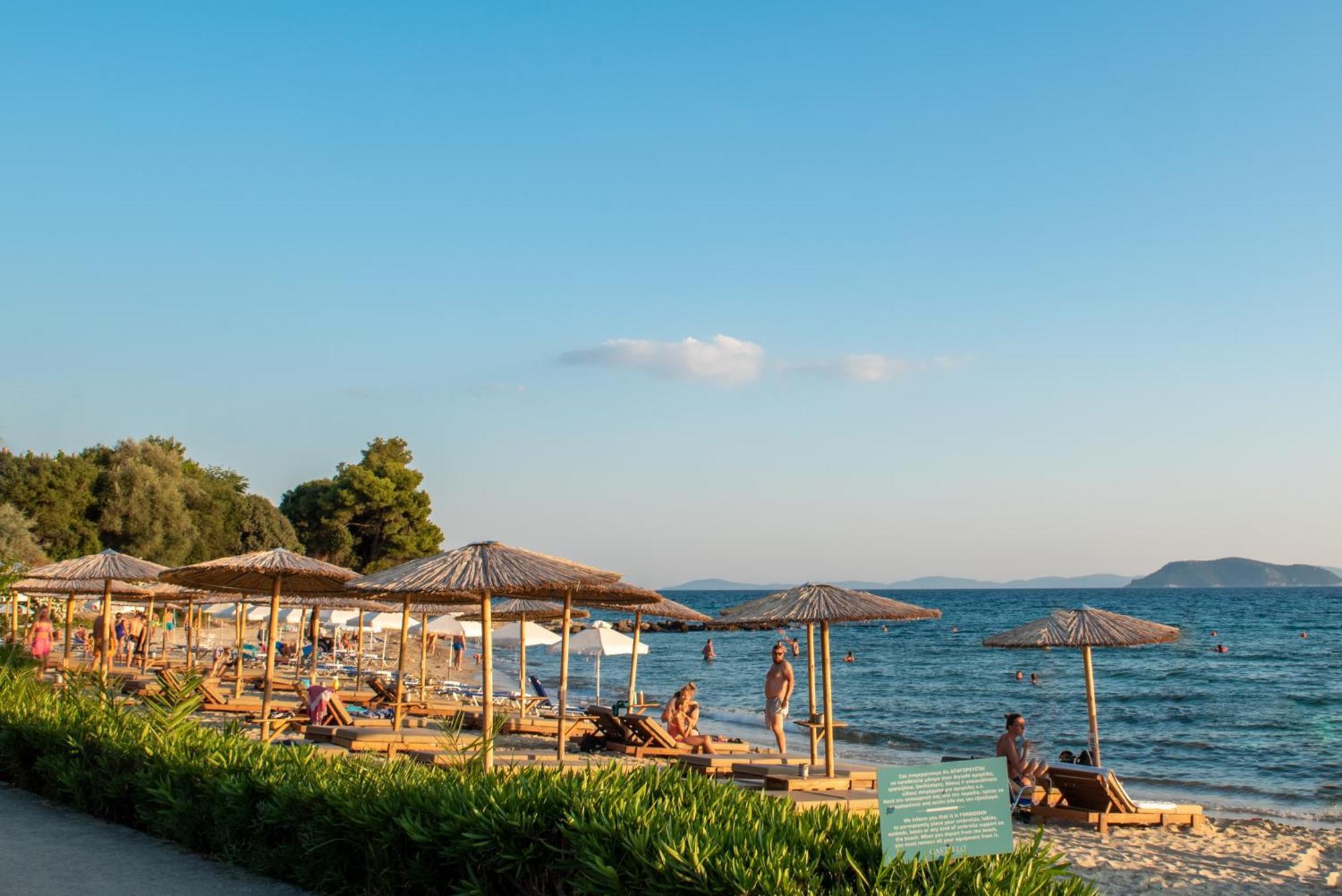 Camping Castello Neos Marmaras Buitenkant foto
